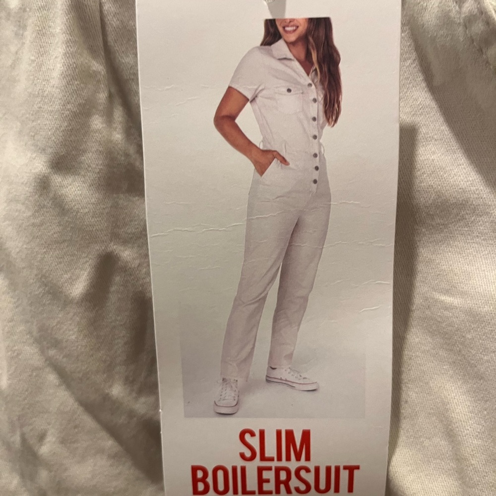 Celebrity Pink Boilersuit in Cream